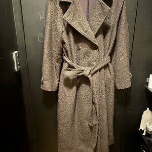 Elegant Brown Trench Coat